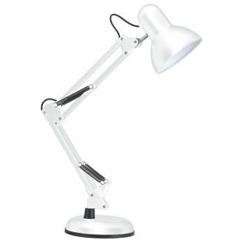 Лампа настільна телескопічна LEBRON L-TL-Tel, E27, 40W, біла