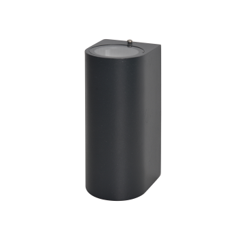 Світильник VELMAX V-WL-33, max 35W, GU10*2, 220V, IP54, чорний