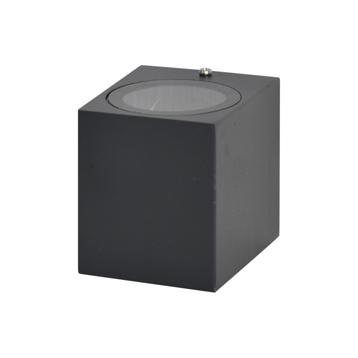 Світильник VELMAX V-WL-35, max 35W, GU10, 220V, IP54, чорний