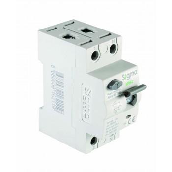 Диф. реле (ПЗВ) SIGMA 10кА, 2Р, 300мА, 40А "А" (SFM2040300)