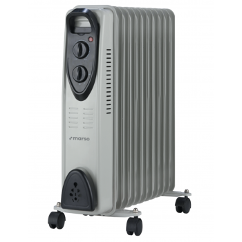 Обігрівач масляний MARSO, 3 режими 1000/1500/2500W, 11 секцій