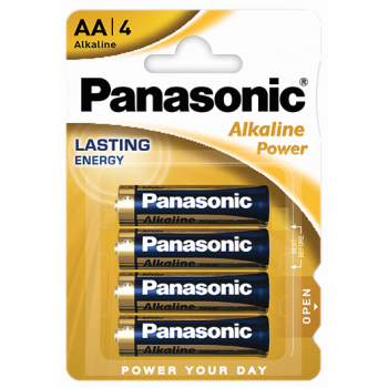 Батарейка PANASONIC LR03 Alkaline Power(Bronze) 1x4шт, (LR03REB/4BPR)