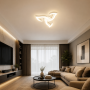 LED світильник VELMAX V-CL-LOTUS-3Wh, max 28W, 3000K-6500K, пульт, блок живлення, білий, 230V