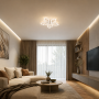 LED світильник VELMAX V-CL-MAGNOLIA-5Wh, max 69W, 3000K-6500K, пульт, блок живлення, білий, 230V