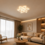 LED світильник VELMAX V-CL-LOTUS-6Wh, max 62W, 3000K-6500K, пульт, блок живлення, білий, 230V