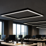 LED світильник VELMAX V-LML-50W, 3000K-4000K-6500K, магістральний, чорний, конектор, кріплення, 230V