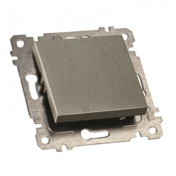 Механізм вимикача 1 кл, 10А, гв.мех., RITA, Mutlusan, "графіт", (2200 401 0295)