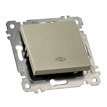 Механізм вимикача 1 кл, перехресний, 10А, RITA, Mutlusan, "титан", (2200 408 0183)