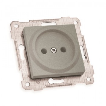 Механізм розетки б/з, 16А, RITA, Mutlusan, "срібло", (2200 601 0282)