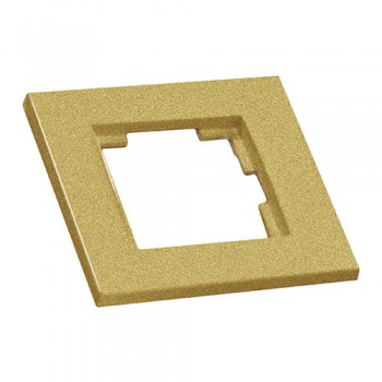 Рамка одномісна RITA, Mutlusan, "золото", (2220 800 1180)