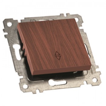 Механізм вимикача 1 кл, прохідний, 10А, RITA, Mutlusan, "вишня" (2200 403 0156)