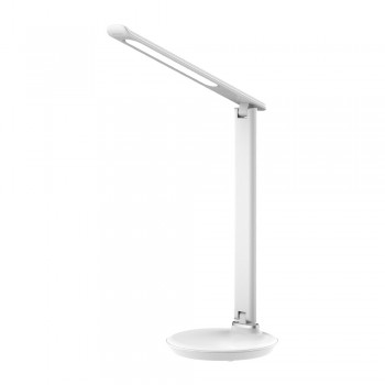 LED лампа настільна LEBRON L-TL-L, 9W, 3000K, 4100K, 6500K, біла "шкіра", з блоком жи-ня