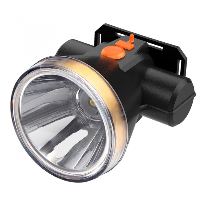 LED ліхтар налобний акумуляторний LEBRON L-HL-610, ABS, чорний, 1,5W, 1200mAh Li-Ion