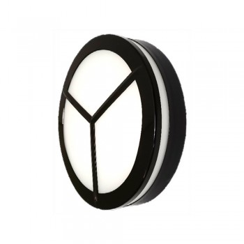 LED світильник LEBRON L-FL05-R, 24W, 4100K, IP65, чорний, 230V