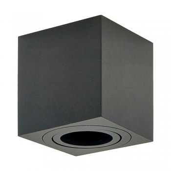 Світильник VELMAX V-DL-S, max 50W, GU10, 220V, 80*80*84, чорний