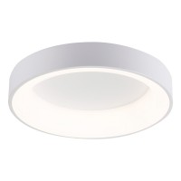 LED світильник VELMAX V-СL-VERONA-R-Wh, max 40W*2, 2700K-6500K, пульт ДК, білий, 230V
