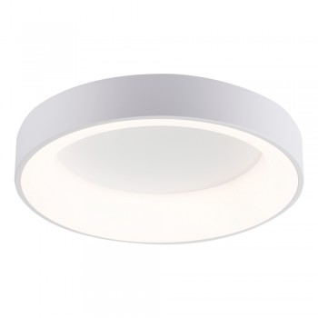 LED світильник VELMAX V-СL-VERONA-R-Wh, max 40W*2, 2700K-6500K, пульт ДК, білий, 230V