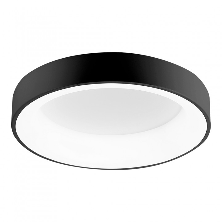 LED світильник VELMAX V-СL-VERONA-R-Bl, max 40W*2, 2700K-6500K, пульт ДК, чорний, 230V