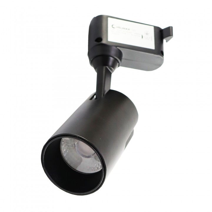 LED світильник VELMAX V-TRL, 25W, 6500K, чорний, 230V