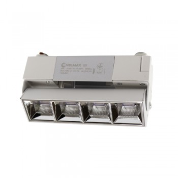 LED світильник VELMAX V-TRL-LA-1041Wh, 10W, 4100K, білий, 230V