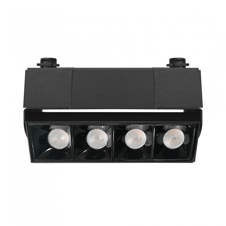 LED світильник VELMAX V-TRL-LA-Black-L, 10W, 800Lm, 4100K, 220V, чорний