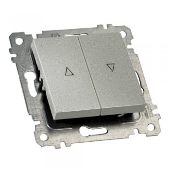 Механізм перемикача для жалюзі RITA, Mutlusan, срібло, (2200 406 0282)