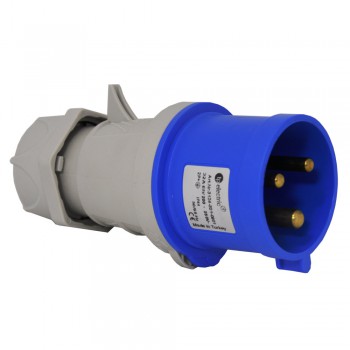Вилка силова 32А/3 (2Р+РЕ) IP44, TP electric (3124-301-0901)