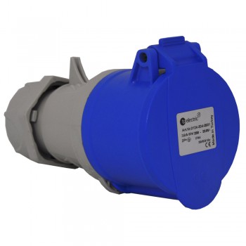 Розетка силова 32А/3 (2Р+РЕ) IP44, TP electric (3124-304-0901)