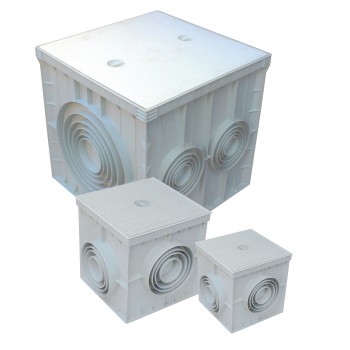 Колодязь кабельний 300х300х300мм з кришкою Mutlusan (074 048 623030)