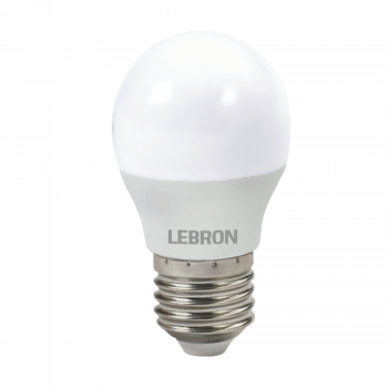 LED лампа LEBRON L-G45, 4W, 220V, Е27, 4100K, 320Lm