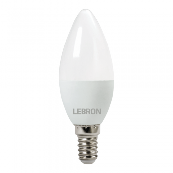 LED лампа LEBRON L-C37-41441, 4W, Е14, 4100K, 230V