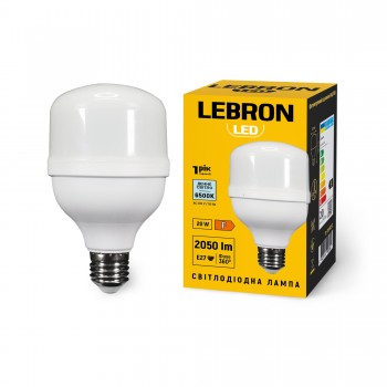 LED лампа LEBRON L-A80-2065, 20W, Е27, 6500K, 230V