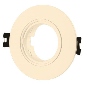 Корпус для світильника LEBRON L-DL-R-Wh, MR16, вбудований, білий, пластик