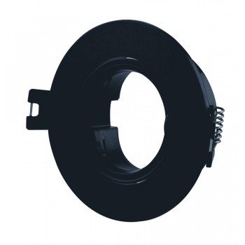 Корпус для світильника LEBRON L-DL-R-Bl, MR16, вбудований, чорний, пластик