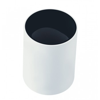 Корпус для світильника LEBRON L-DL-R-WhBl, MR16, накладний, білий з чорним, пластик