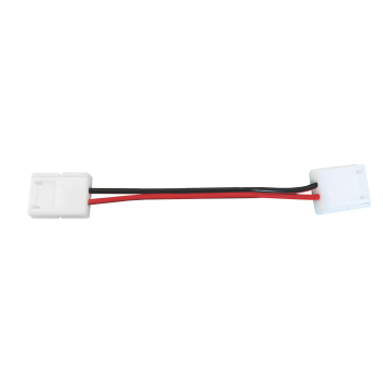 З'єднувач (провід+2 зажима) LEBRON L-CLIP для світлодіодних стрічок 8мм (10шт)