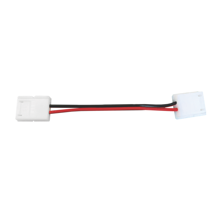 З'єднувач (провід+2 зажима) LEBRON L-CLIP для світлодіодних стрічок 8мм (10шт)