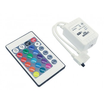 Контролер LEBRON L-RGB-C, DC 12V, 2А x 3 канала (кнопковий пульт)