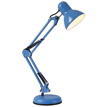 Лампа настільна телескопічна LEBRON L-TL-Tel, E27, 40W, синя