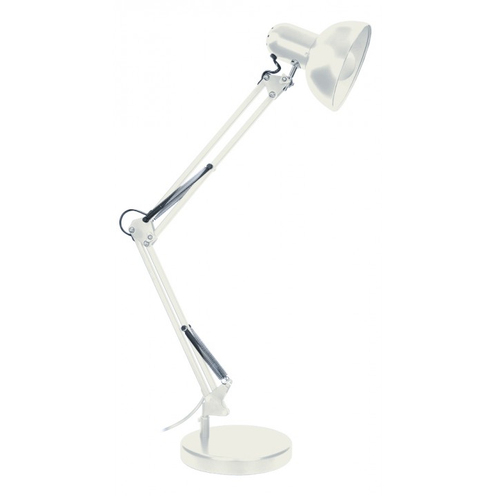 Лампа настільна телескопічна LEBRON L-TL-Tel-LONG, E27, 40W, біла