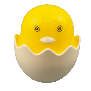 LED Нічник в розетку "Курча" з вимикачем LEBRON L-W032, 1W,  жовтий