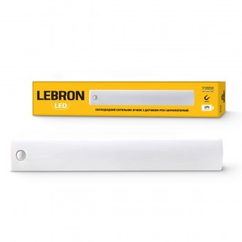 LED світильник нічник LEBRON L-NLS-2003, LiPo 800 mAh, 1W, датчик руху, магніт, шнур USB