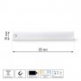 LED світильник нічник LEBRON L-NLS-2003, LiPo 800 mAh, 1W, датчик руху, магніт, шнур USB