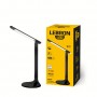 LED лампа настільна LEBRON L-TL-L, 8W, 4100K, 3 рівня по-сті, нічник, чорна, з блоком жи-ня