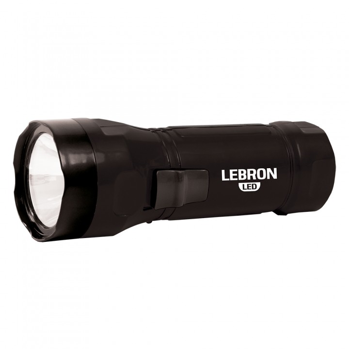 LED ліхтар ручний акумуляторний LEBRON L-HL-10, ABS, чорний, 1W, 250mAh