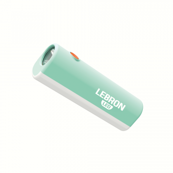 LED ліхтар ручний акумуляторний LEBRON L-HL-15, ABS, зелений, 5W/1W, USB, 1200mAh Li-Ion