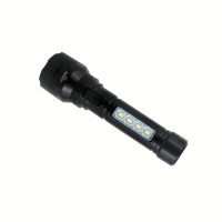 LED ліхтар ручний акумуляторний LEBRON L-HL-40, ABS, чорний, 2W + 0,8W, 1200mAh Li-Ion