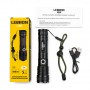 LED ліхтар ручний LEBRON L-HL-10213, алюміній, 8W, 10000K, Li-ion 1200mAh, чорний, шнур Type-C/USB