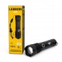 LED ліхтар ручний LEBRON L-HL-10213, алюміній, 8W, 10000K, Li-ion 1200mAh, чорний, шнур Type-C/USB