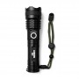 LED ліхтар ручний LEBRON L-HL-10213, алюміній, 8W, 10000K, Li-ion 1200mAh, чорний, шнур Type-C/USB